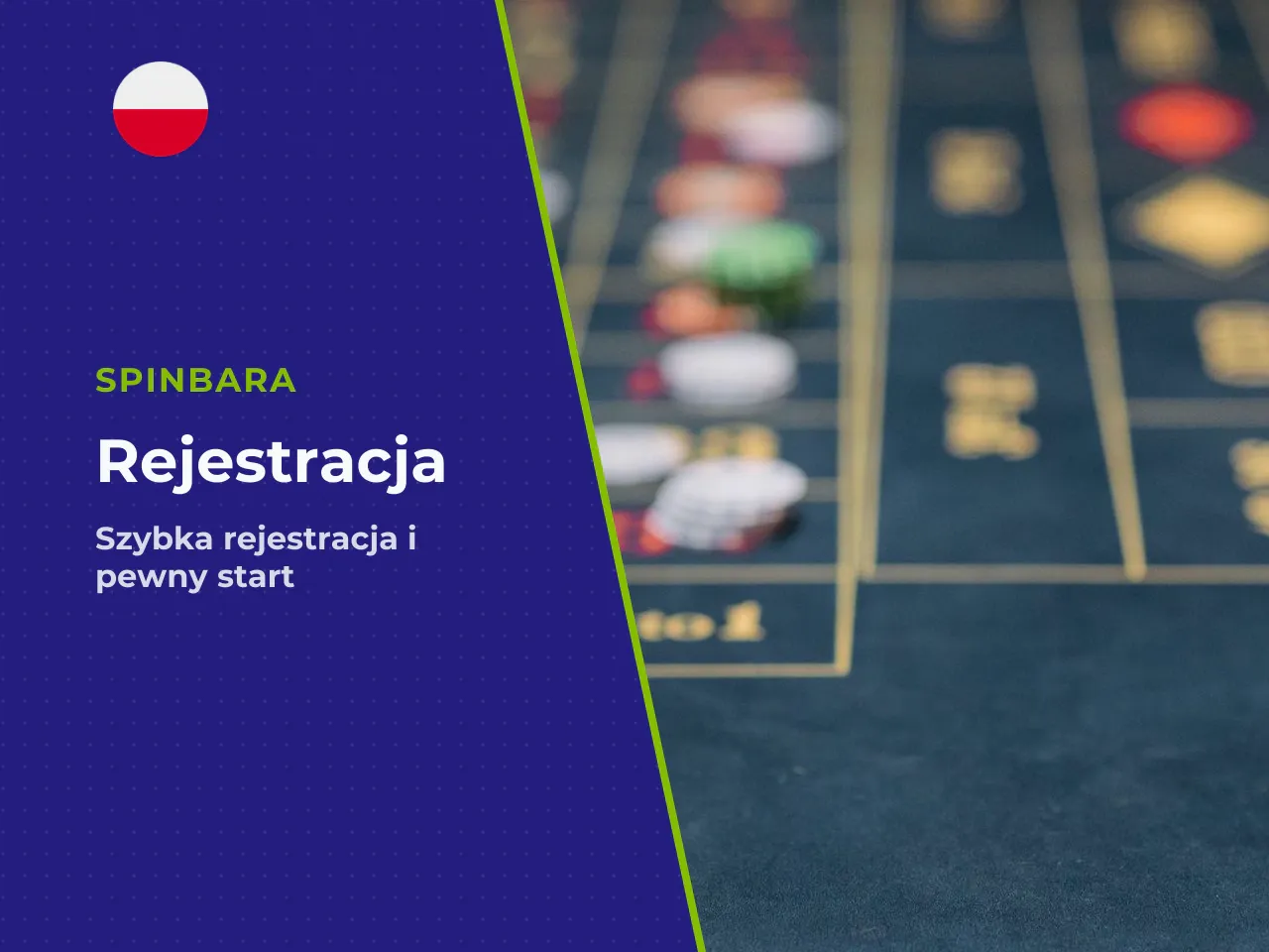 Spinbara formularz rejestracyjny i dane konta