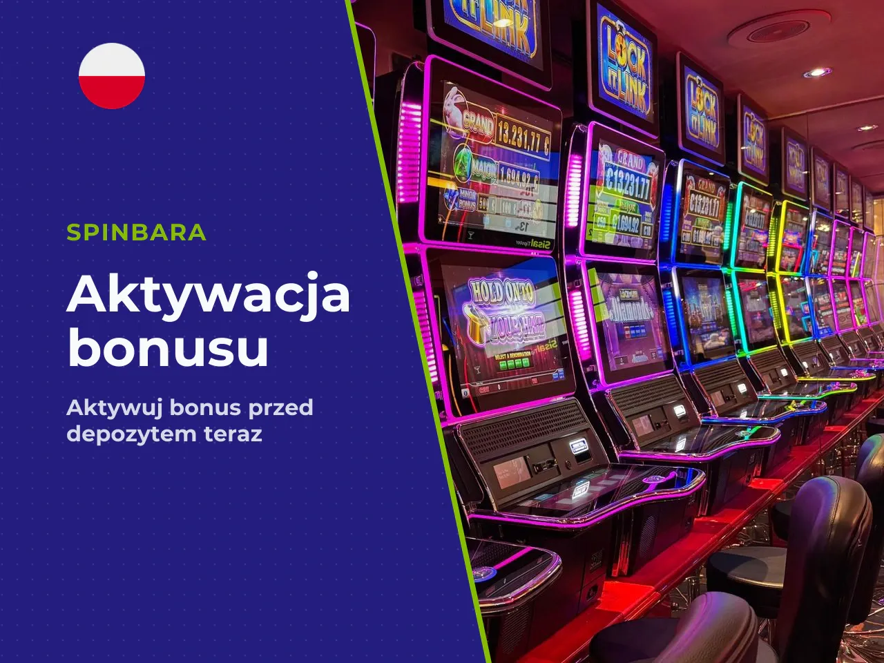 Aktywacja bonusu przed uruchomieniem slotu. Przed