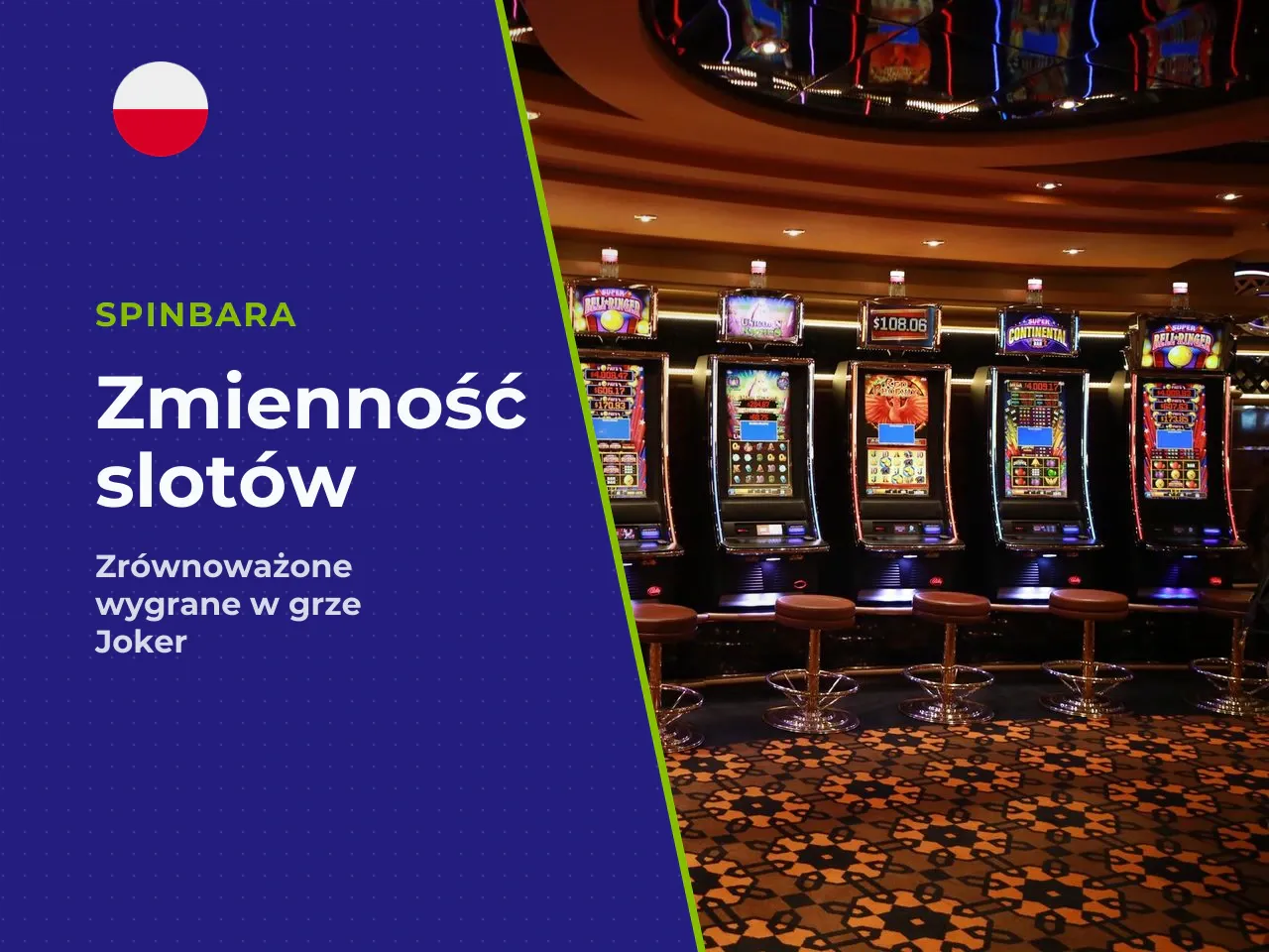 Średnia zmienność oznacza, że wygrane rozkładają