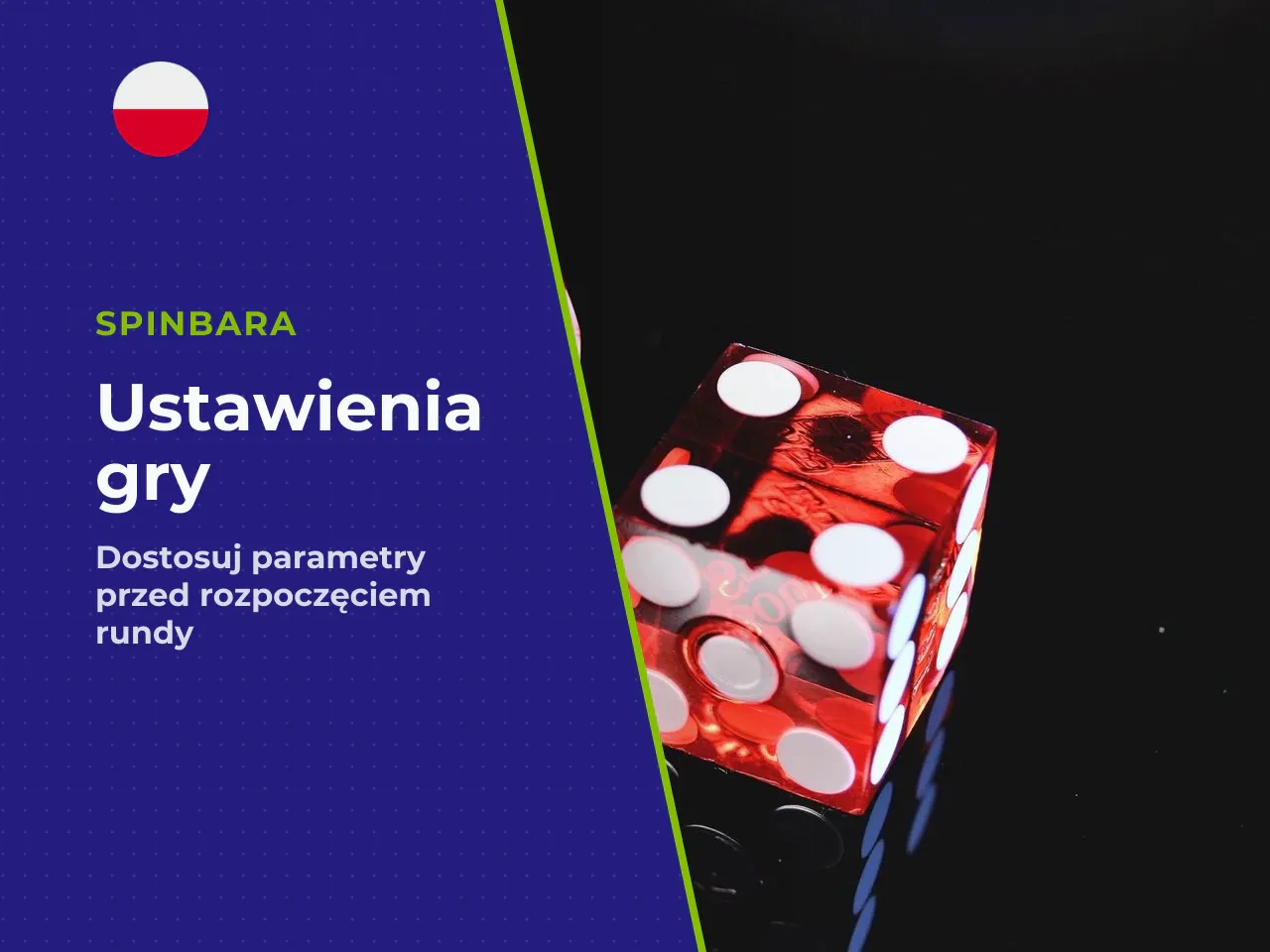 Wybór stawki i ustawień przed rozpoczęciem