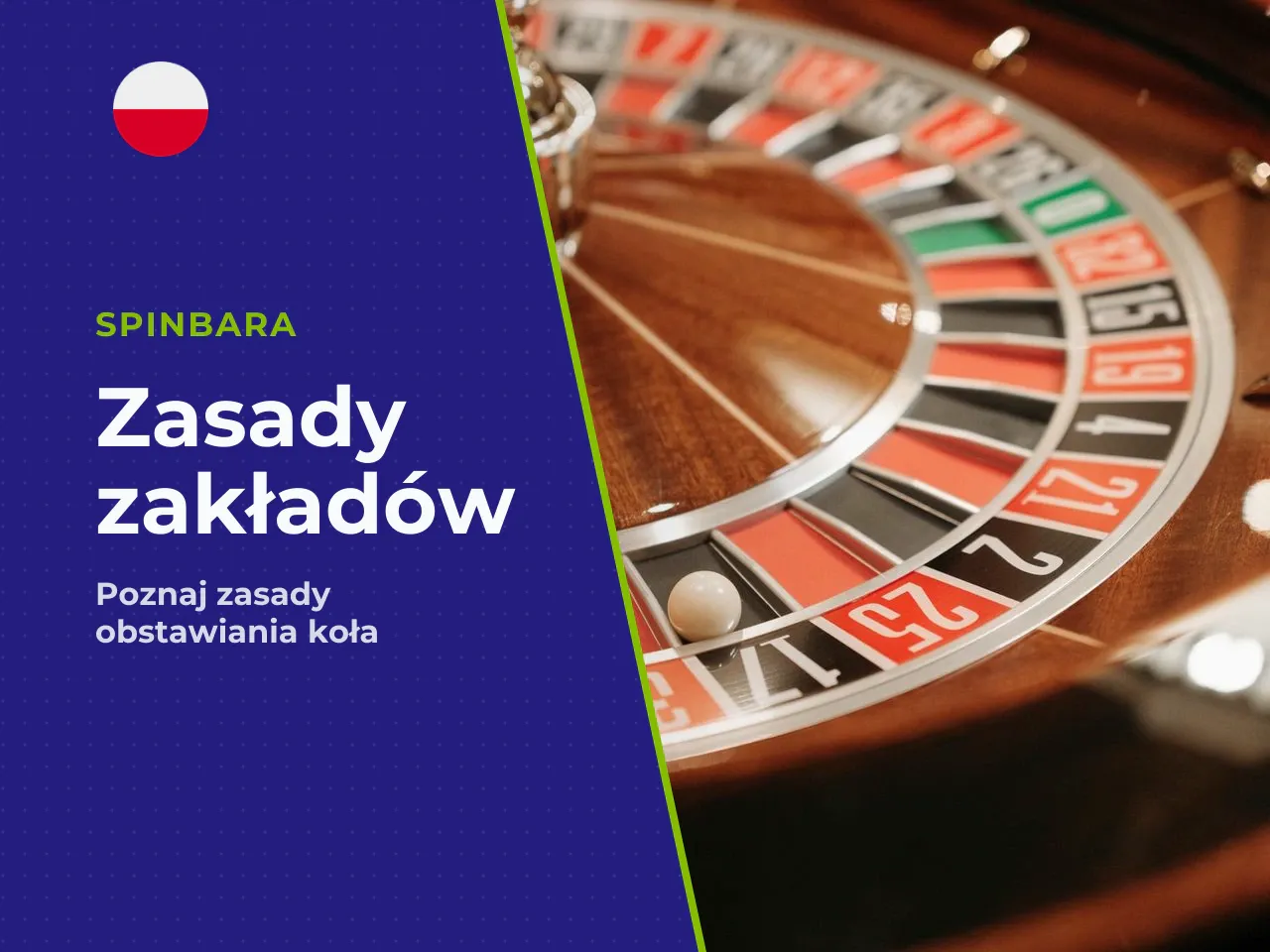 Wybór zakładu przed obrotem koła. Na