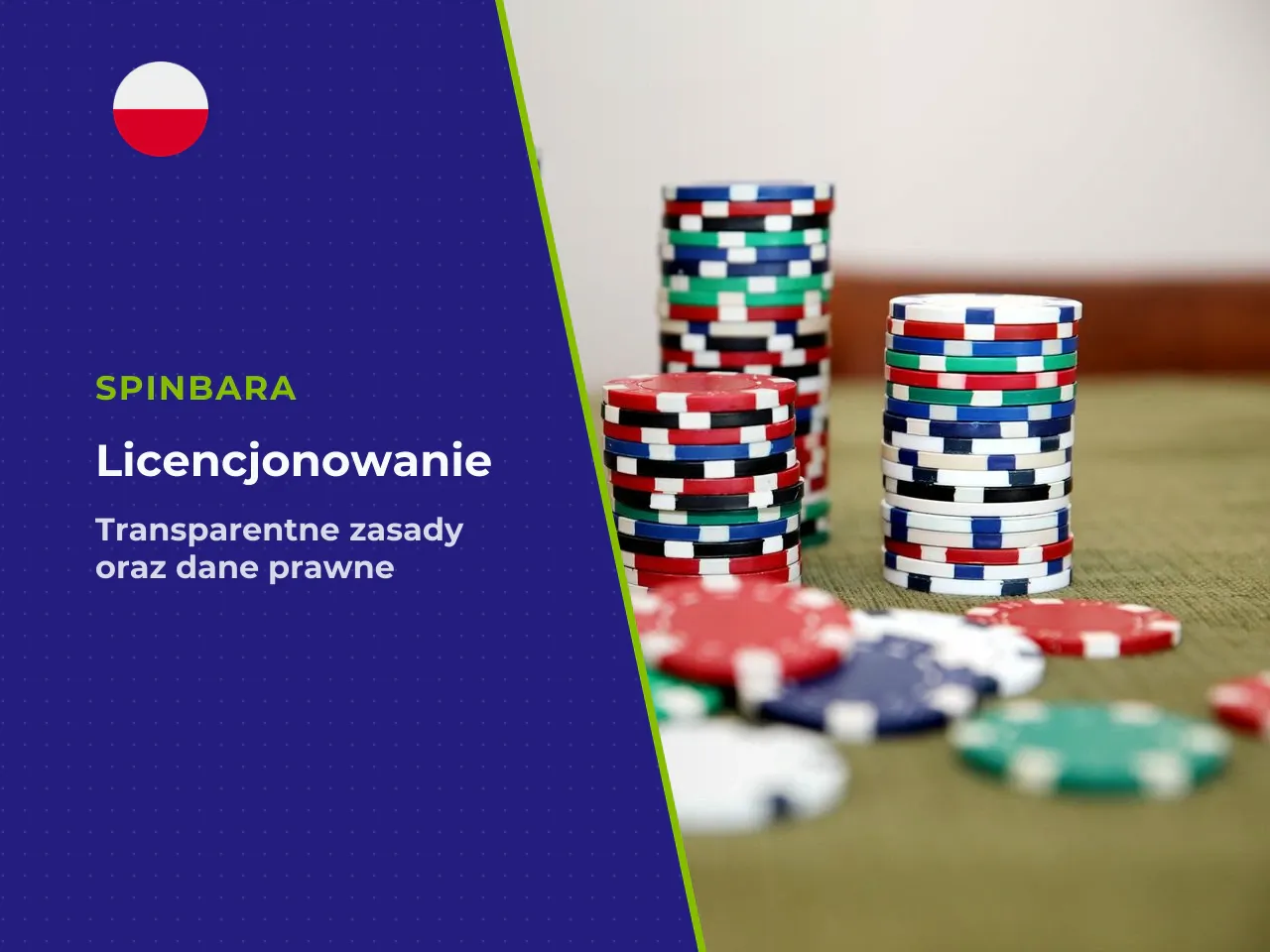 Licencja i dane prawne operatora. Spinbara