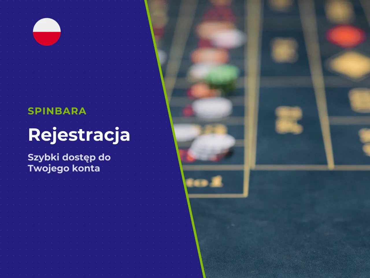 Rejestracja w kasynie Spinbara i dostęp