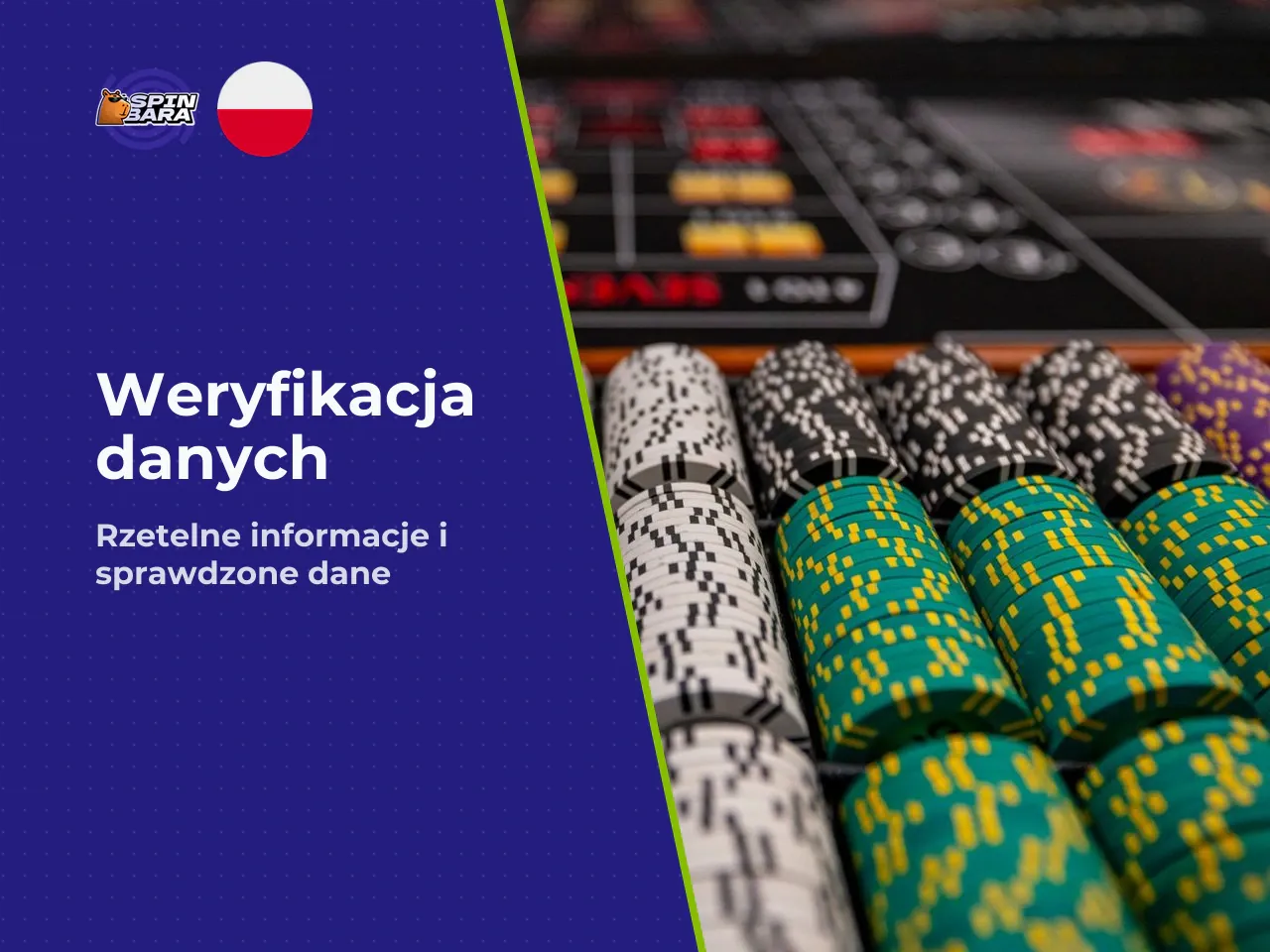 Blok aktualności i weryfikacji danych. Dane
