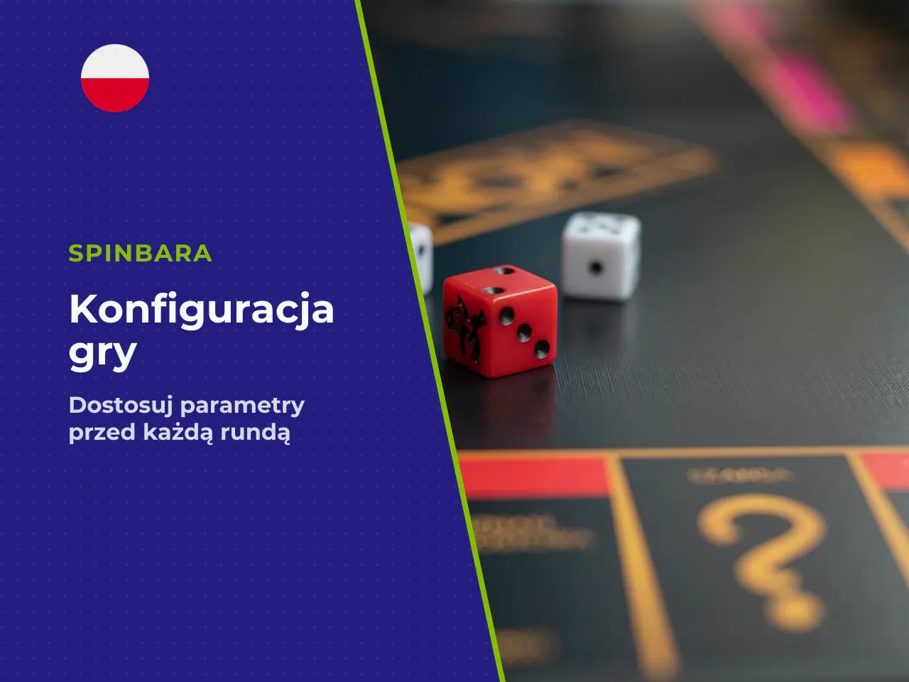 Wybór ustawień przed rozpoczęciem gry. Przed